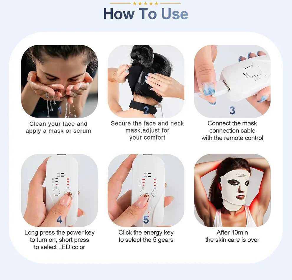 iLLyum Beauty LED Face & Neck Mask